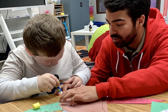 Gersh Academy Therapist Working With a Student